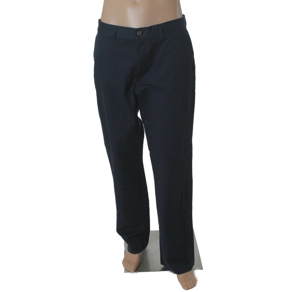 Haggar Mens Straight Fit Dress Pants 38X32 Navy